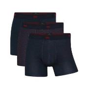 Dovre Kalsonger 3P Recycled Polyester Boxers Marin/Röd  polyester X-La...