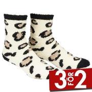 Damella Strumpor Fluffy Socks Leopard polyester Strl 39/42 Dam