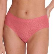 Sloggi Trosor 3P ZERO Feel Lace 2.0 High Waist Brief Rosa X-Small Dam