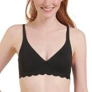 Sloggi BH ZERO Microfibre 2.0 Soft Bra Svart X-Small Dam