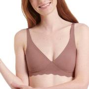 Sloggi BH ZERO Microfibre 2.0 Soft Bra Brun X-Small Dam