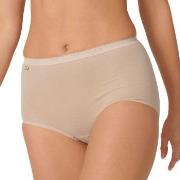 Sloggi Trosor 2P Basic Plus Maxi Briefs Beige bomull 40 Dam