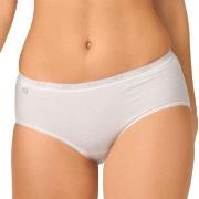 Sloggi Trosor 2P Basic Plus Midi Briefs Vit bomull 42 Dam