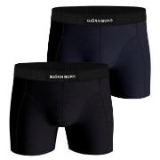 Bjorn Borg Premium Cotton Stretch Boxer 1298 Kalsonger 2P Svart/Blå ek...