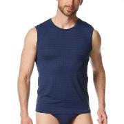 Bruno Banani Check Line 2 0 Tanktop Marin polyamid Medium Herr