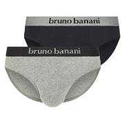 Bruno Banani Kalsonger 2P Flowing Sportslip Svart/Grå bomull X-Large H...