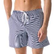 Mey Badbyxor Beachport Swim Shorts Vit/Blå polyester Large Herr