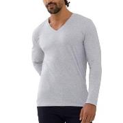 Mey Dry Cotton Colour Long Sleeves Gråmelerad Medium Herr