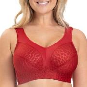 Miss Mary Lovely Jacquard Soft Bra BH Röd C 85 Dam