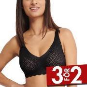 Sloggi BH ZERO Feel Bliss Soft Bra Svart Small Dam