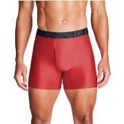 Under Armour Kalsonger 3P Performance Tech Solid 6in Boxers Röd polyes...