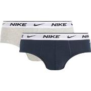 Nike Kalsonger 2P Everyday Cotton Stretch Brief Grå/Blå bomull Medium ...