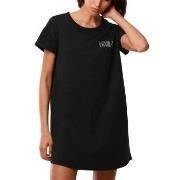 Triumph Nightdress Short Sleeve Svart bomull 40 Dam