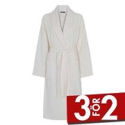 Decoy Long Terry Robe With Hood Svart polyester X-Large Dam