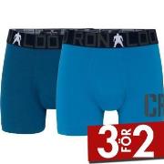 CR7 Cristiano Ronaldo Kalsonger 2P Boys Trunk Briefs Blå bomull 158-16...