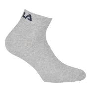 FILA Strumpor 3P Quarter Plain Socks Grå Strl 39/42