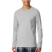 Schiesser Mix and Relax Long Sleeve Grå bomull Large Herr