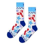 Happy socks Strumpor Seafood Sock Vit/Blå bomull Strl 41/46