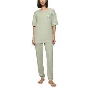 Triumph Endless Comfort Long Sleeve Pyjama Ljusgrön 40 Dam