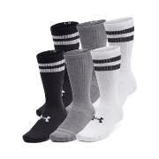 Under Armour Strumpor 6P Essential Crew Socks Flerfärgad polyester Lar...