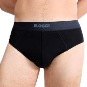 Sloggi Kalsonger 2P Men Ever Ease Brief Svart bomull Medium Herr