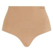 Chantelle Trosor Smooth Comfort High Waisted Thong Ljusbrun Large Dam