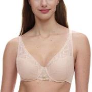 Chantelle BH Origins Lace Lightweight Plunge Bra Beige nylon C 85 Dam