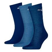 Puma Strumpor 3P Unisex Light Crew Socks Marin/Blå Strl 47/49