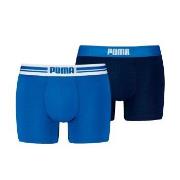 Puma Kalsonger 2P Everyday Placed Logo Boxer Marin/Blå bomull Medium H...