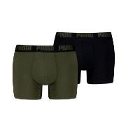 Puma Kalsonger 2P Men Everyday Basic Boxer Militärgrön bomull XX-Large...