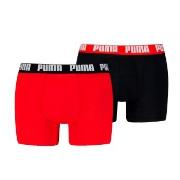 Puma Kalsonger 2P Men Everyday Basic Boxer Röd/svart bomull XX-Large H...