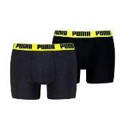 Puma Kalsonger 2P Men Everyday Basic Boxer Svart/Gul bomull XX-Large H...