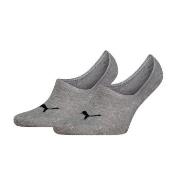 Puma Strumpor 2P Unisex Footie High Cut Socks Grå Strl 43/46