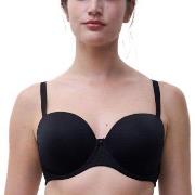 Chantelle BH Comfort Chic Bandeau T-shirt Bra Svart E 80 Dam