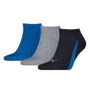 Puma Strumpor 3P Lifestyle Sneaker Socks Svart/Blå Strl 35/38