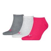 Puma Strumpor 3P Sneaker Socks Rosa Strl 35/38