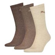 Puma Strumpor 3P Sport Crew Socks Brun Strl 35/38