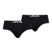 Levis Kalsonger 2P Base Brief Svart bomull Small Herr