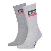 Levis Strumpor 2P Sport Regular Cut Sock Grå Strl 35/38