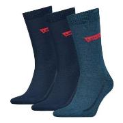 Levis Strumpor 3P Base Regular Cut Sock Denimblå Strl 39/42