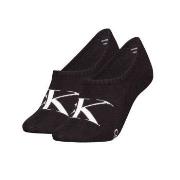 Calvin Klein Strumpor 2P Women Monogram Footie Socks Svart Strl 35/38 ...