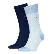 Tommy Hilfiger Strumpor 2P Men Birdeye Sock Ljusblå Strl 39/42 Herr