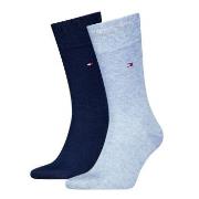 Tommy Hilfiger Strumpor 2P Men Classic Sock Blå/Ljusblå Strl 43/46 Her...