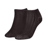 Tommy Hilfiger Strumpor 2P Women Shine Sneaker Socks Svart Strl 35/38 ...
