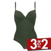 Damella Miranda Swimsuit Mörkgrön B/C 42 Dam