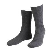Amanda Christensen Strumpor Grade Wide Rib Ankle Socks Grå Strl 47/50