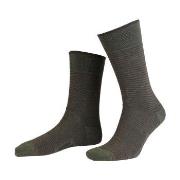 Amanda Christensen Strumpor True Stripe Ankle Sock Oliv Strl 43/46