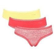 Sloggi Trosor 3P GO Crush Hipster Briefs Rosa/Gul bomull XX-Large Dam