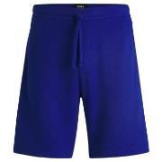 BOSS Waffle Nightwear Shorts Blå XX-Large Herr