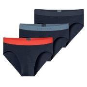 Schiesser Kalsonger 3P 95-5 Multipacks Rio-Slip Svart/Röd bomull 3XL H...